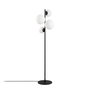 Opviq Fazli - 10521 Lámpara de pie de metal y cristal